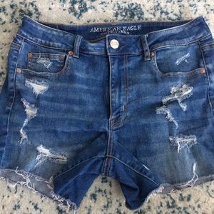 American Eagle super stretch hi rise shortie short